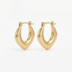 PYARI 18K Gold Plated Anti-Tarnish Hoop Earrings